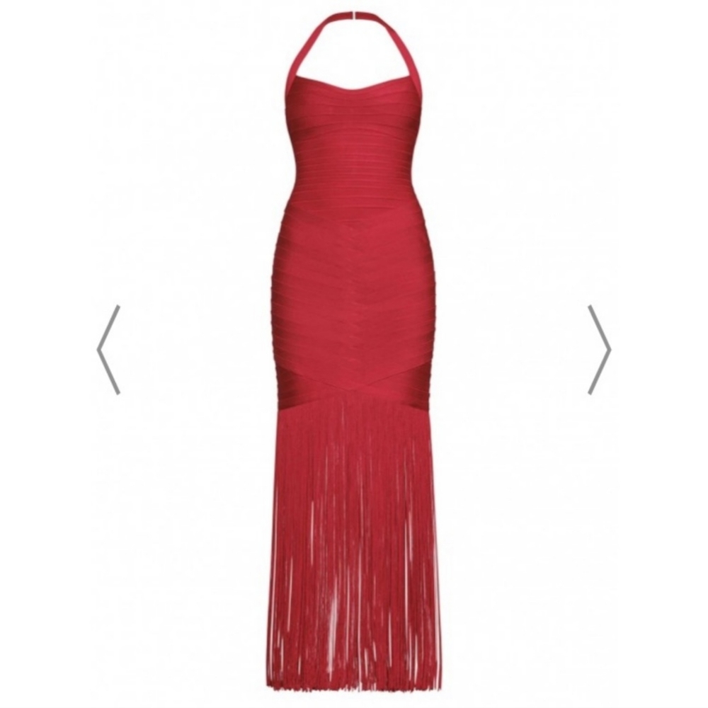 Herve Leger red dress